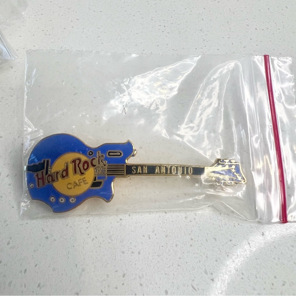 Hard Rock Cafe San Antonio Texas Scorpion and Guitar Pins - Picture 2 of 5